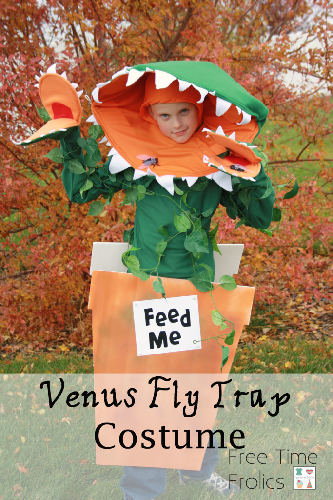 Venus Fly Trap Costume DIY www.freetimefrolics.com