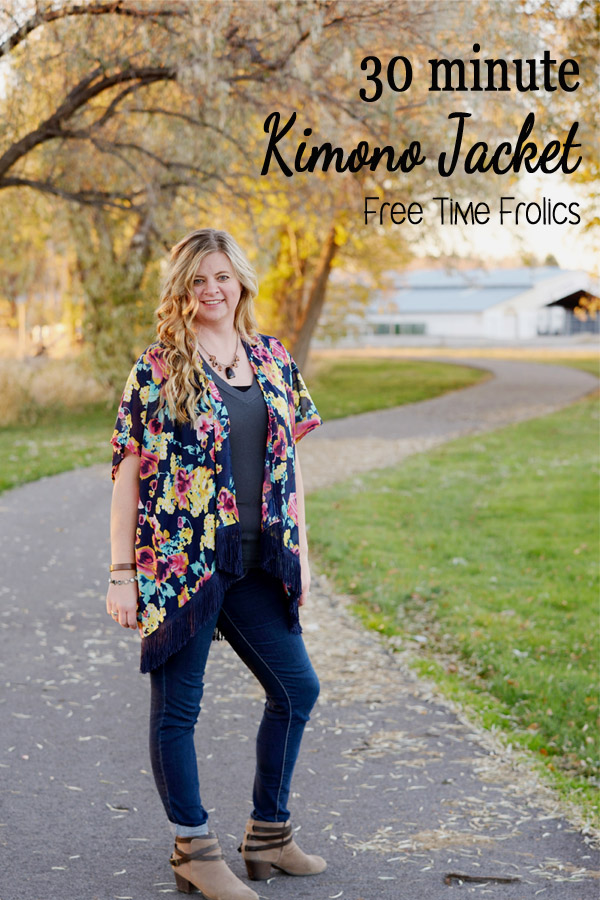 How to Make a Simple Kimono Jacket 