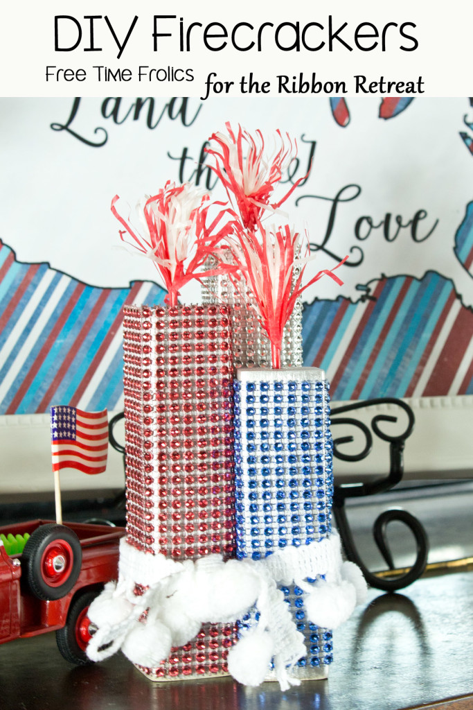 diy sparkly fireworks for ribbon retreat www.freetimefrolics.com