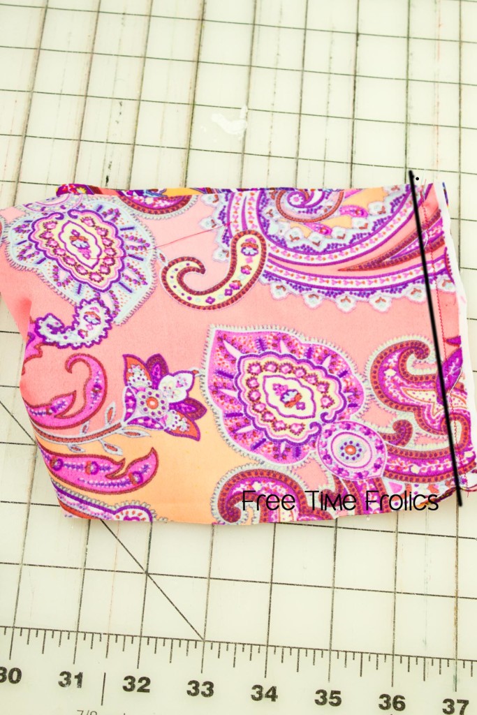 easy 4 step workout headband www.freetimefrolics.com #sewing #workout