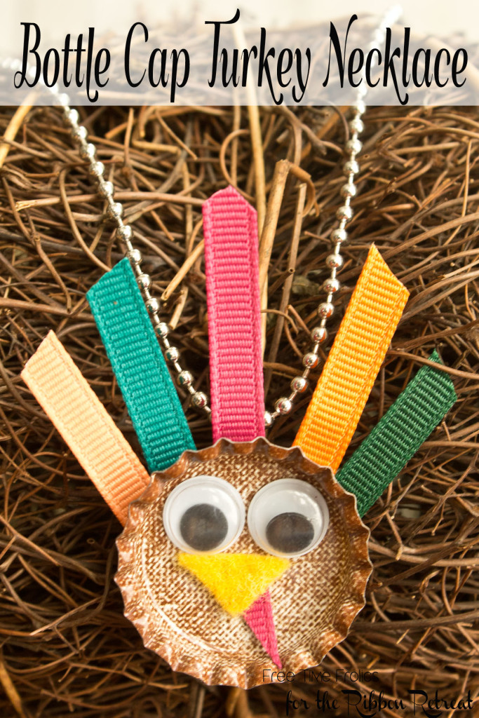 Bottle Cap Turkey Necklace Tutorial #turkey #thanksgiving #jewelry