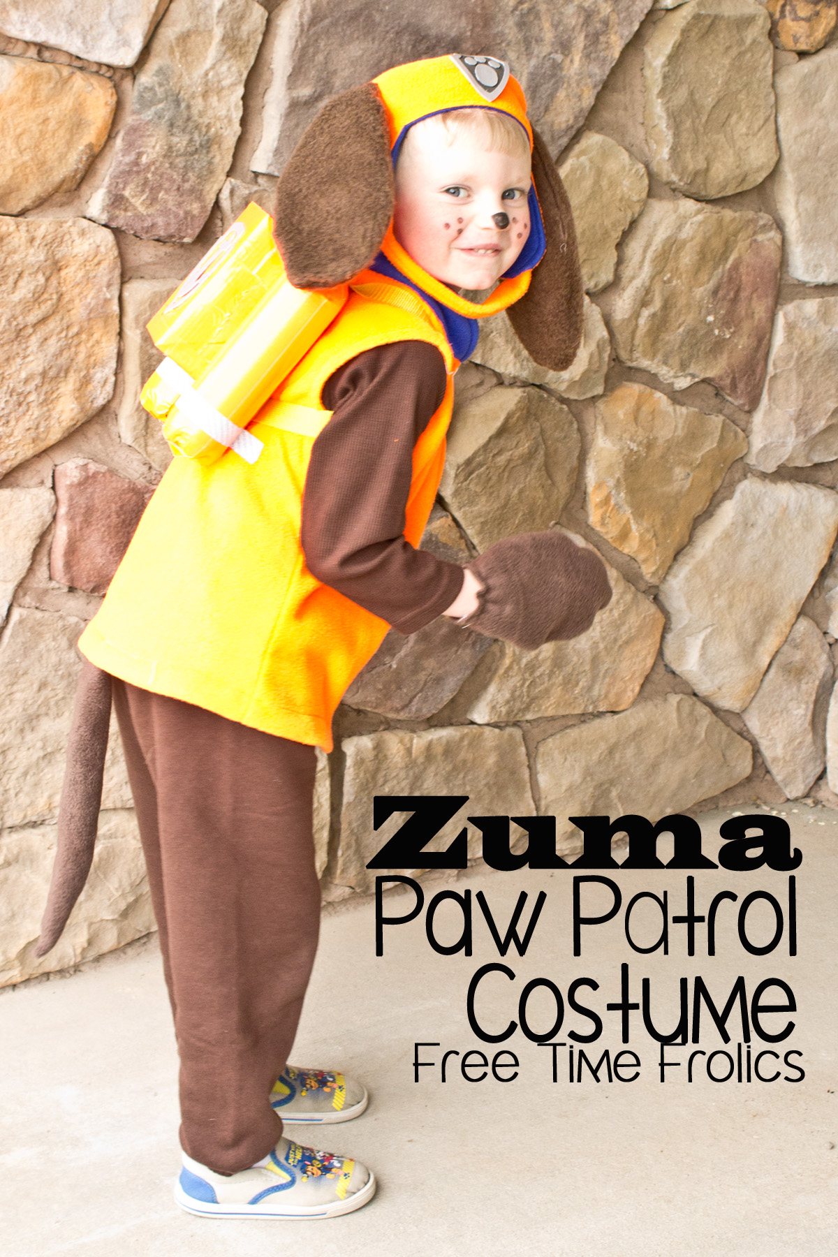 Paw Patrol Zuma Halloween Costume - Free Time Frolics