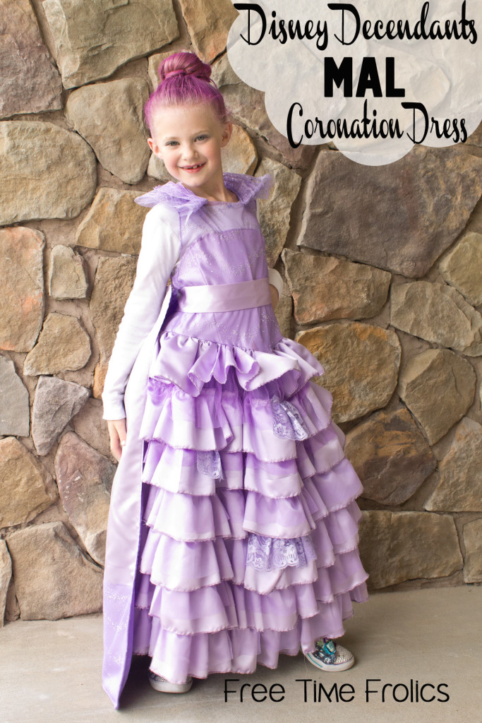 Disney Descendants Mal Coronation Dress www.freetimefrolics.com