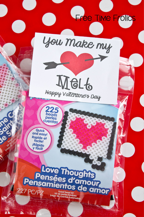 you make my heart melt valentine printable www.freetimefrolics.com