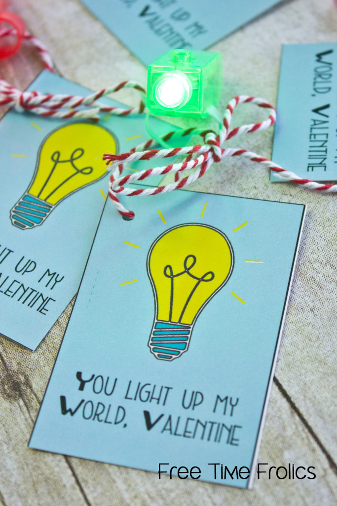 flashlight valentine printable