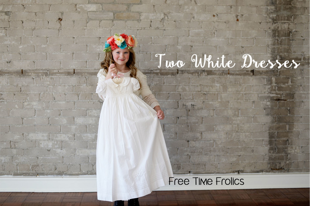 lds white baptism dress