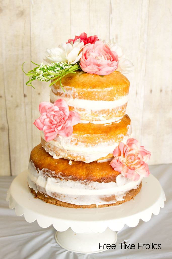 naked cake www.freetimefrolics.com