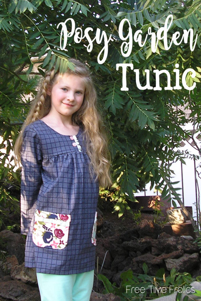 posy garden tunic shirt www.freetimefrolics.com