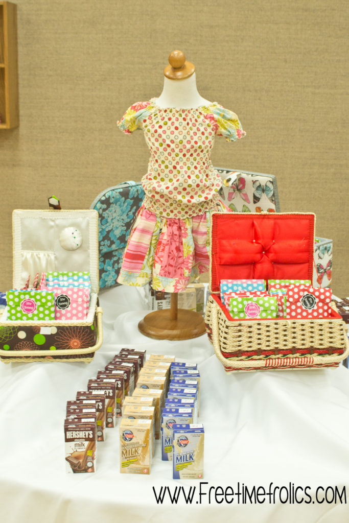 sewing boxes dessert table www.freetimefrolics.com