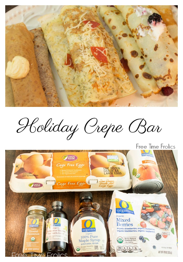 holiday crepe bar #ad www.freetimefrolics.com