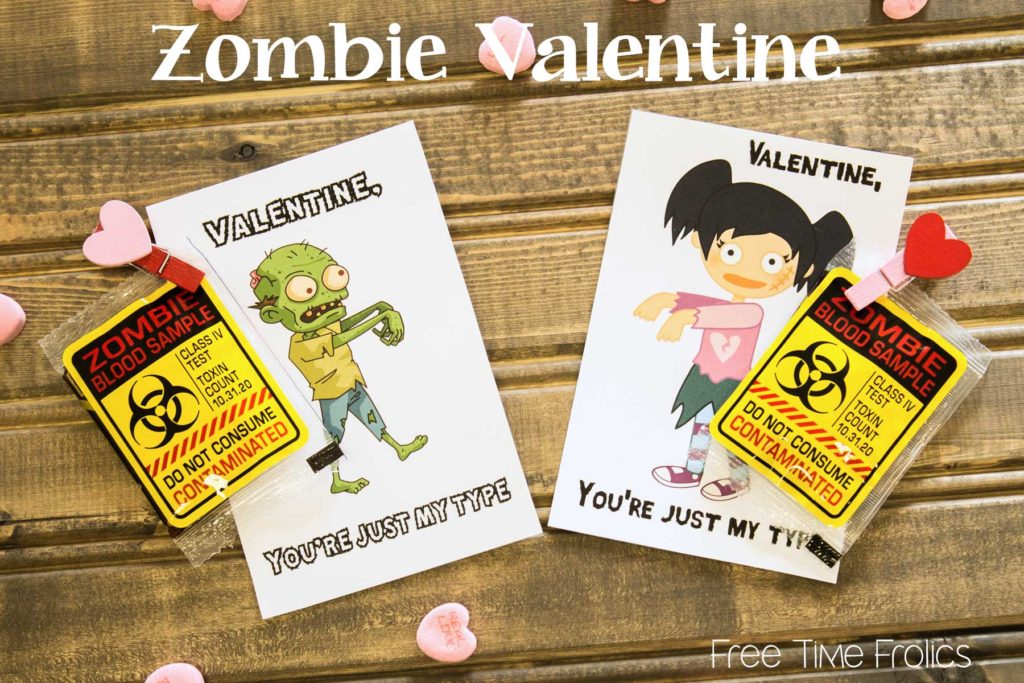 Zombie Valentine- You're must my type www.freetimefrolics.com
