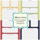 Mom's Away Free printable for Dad's & Caregivers