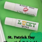 St. Patrick's Day Lip Balm Labels {Free Printable}