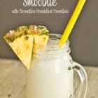 Pina Colada Smoothie with Carnation Breakfast Essentials