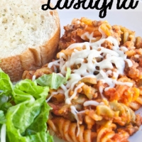 Almost Lasagna (Recipe)