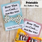 Dr. Who Bow Tie, Father's Day Printable