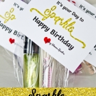 Sparkle Birthday Printable Tag