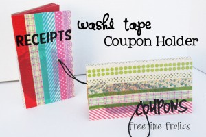 washi tape couon holders @freetimefrolics.com