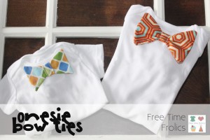 Onesie Bow tie shirts www.freetimefrolics.com