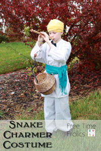 Halloween Snake Charmer Costume www.freetimefrolics.com