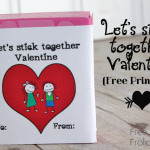 Let’s “Stick” together Valentine {Free Printable}