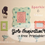 Girls Inspiration Collage Wall + Free Printable
