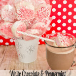 White Chocolate Peppermint Marshmallow Cocoa Sticks