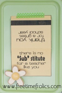 subway gift card for teacher www.freetimefrolics.com