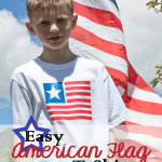 Easy American Flag T- Shirt