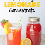 Homemade Restaurant Style Strawberry Lemonade Concentrate