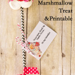 Cupid’s Arrow Marshmallow Treats + Printable