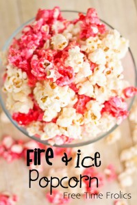 CInnamon and whote chocolate fire and ice popcorn www.freetimefrolics.com