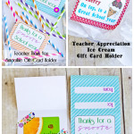 Free Teacher Appreciation Gift Card Printables
