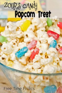 Zours marshmallow popcorn www.freetimefrolics.com #recipe