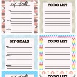 Goal Setting and To Do List Printable