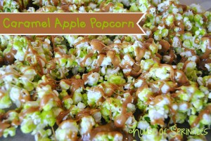 caramel apple popcorn via house of sprinkles on freetimefrolics.com
