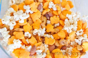 Goldfish puffs trail mix www.freetimefrolics.com