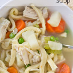 Homemade Chicken Noodle Soup {Recipe}