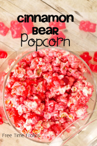 cinnamon bear popcorn www.freetimefrolics.com