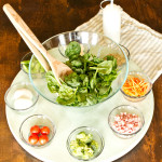 Easy DIY Salad Bar & Lazy Susan