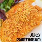 Juicy, Parmesan Chicken {Recipe}