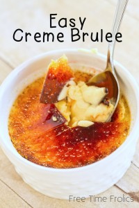 easy creme brulee recipe www.freetimefrolics.com