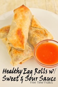 turkey egg roll recipe www.freetimefrolics.com