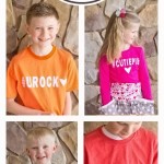 DIY Kids Valentine Shirts with my Silhouette Cameo