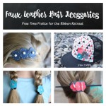 Faux Leather Hair Accessories