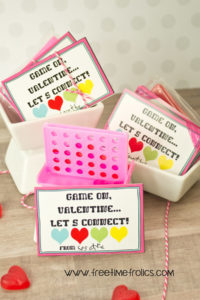 Game on Valentine, Free printable www.freetimefrolics.com just add a fun mini game for your valentine