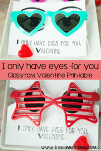 I only have eyes for you classroom printable. Just add sunglasses www.freetimefrolics.com