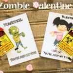 Zombie classroom Valentine printable