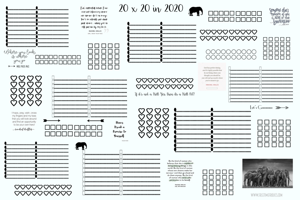 Primary Goal Board Artwork and Achievement Trackers Latter Day